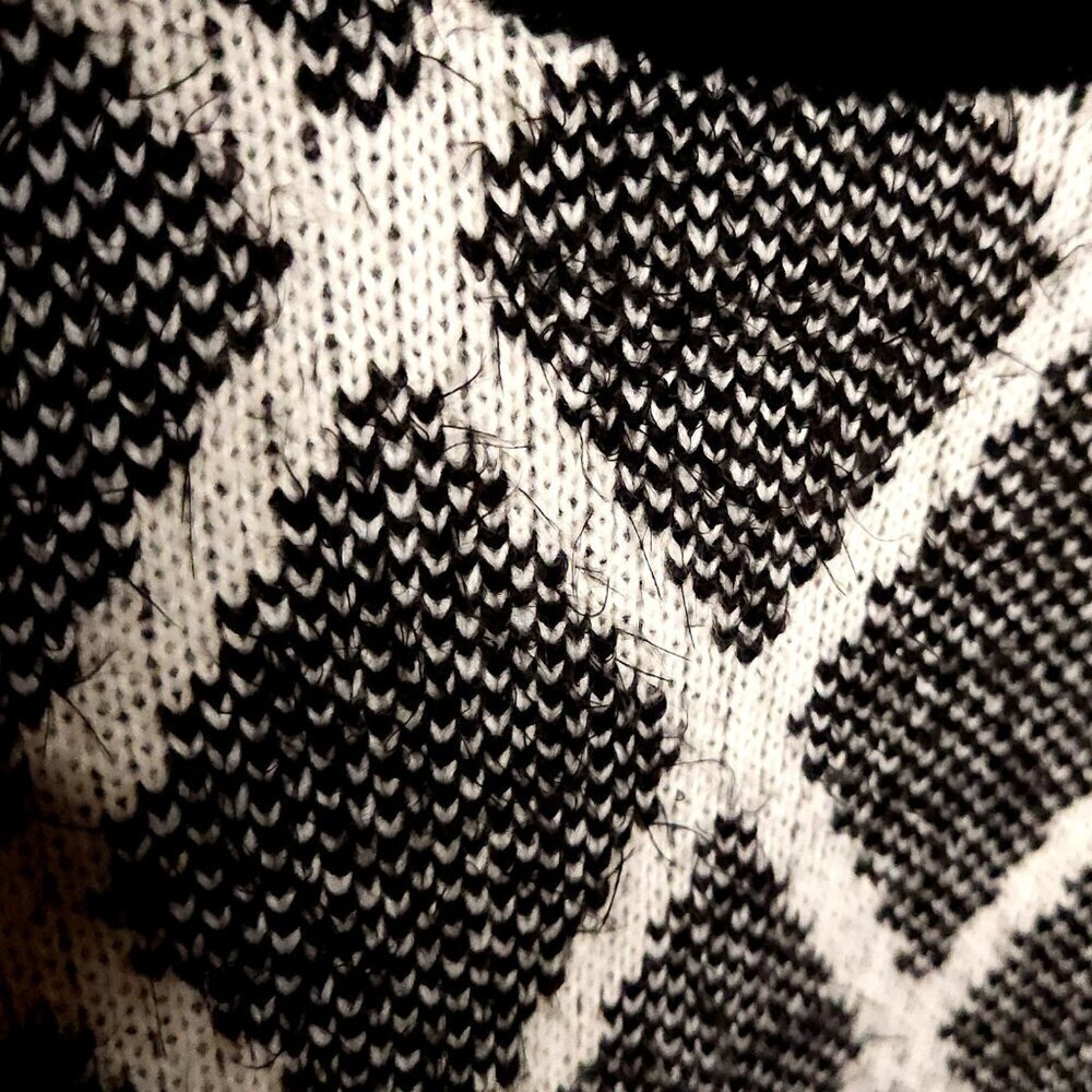 Lane Bryant Womens Black White Eyelash Sweater 22-24 - Picture 3 of 6